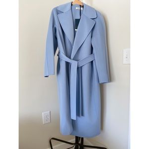 Max Mara Aria Wool Coat Blue